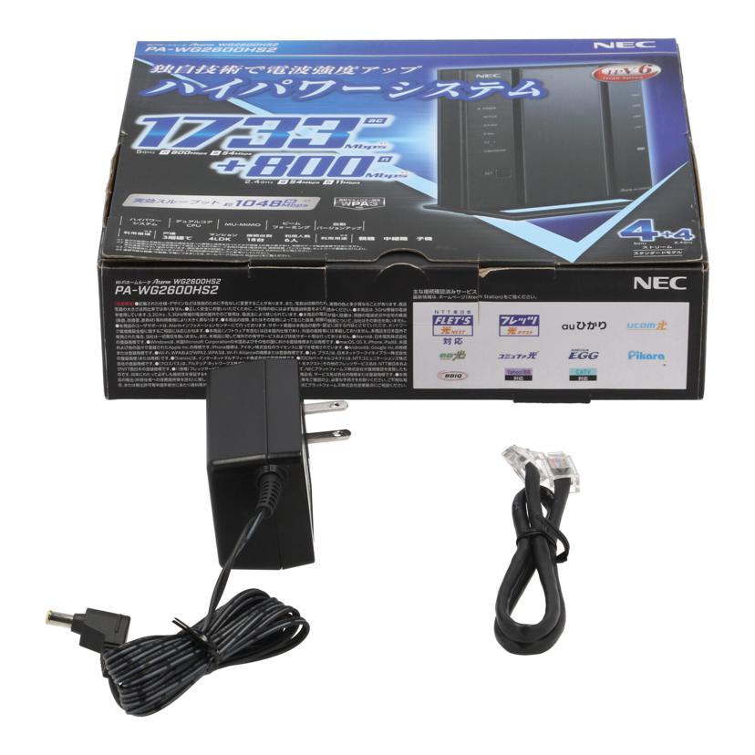 NEC 日本電気 /無線LANルーター/Aterm WG2600HS2/PA-WG2600HS2//2691164017765C1/Bランク/75