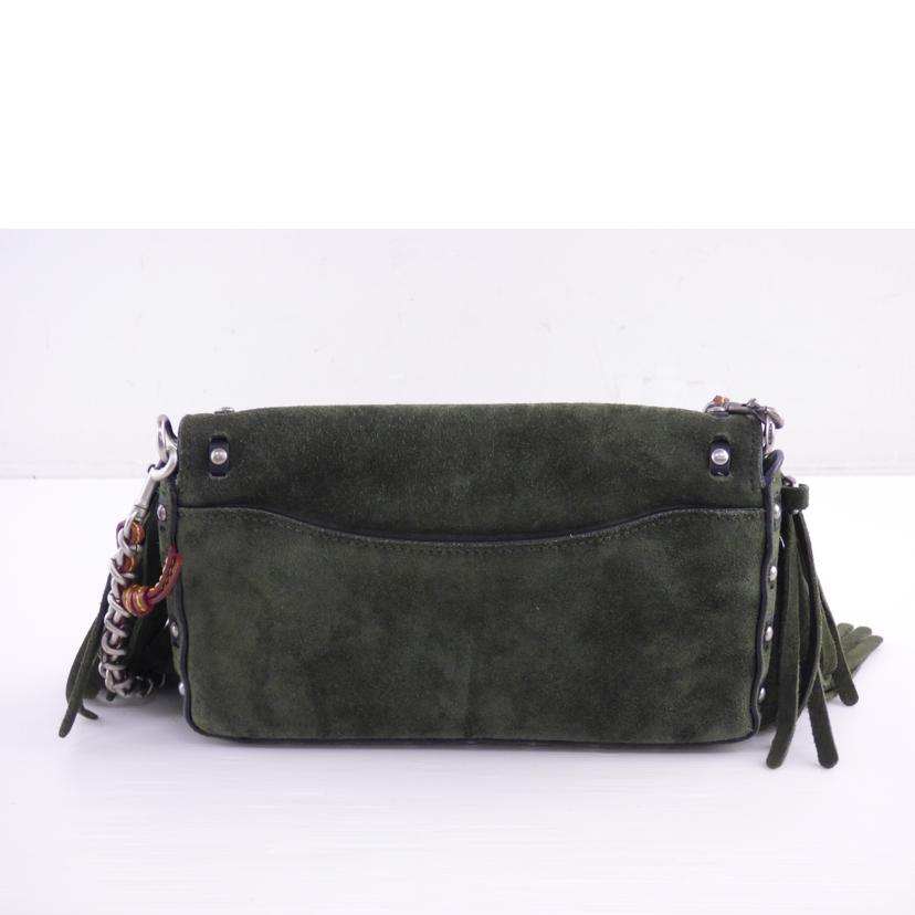 COACH コーチ/スエ-ドフリンジディンキーチェーンショルダーバッグ/86821//M16**/ABランク/64