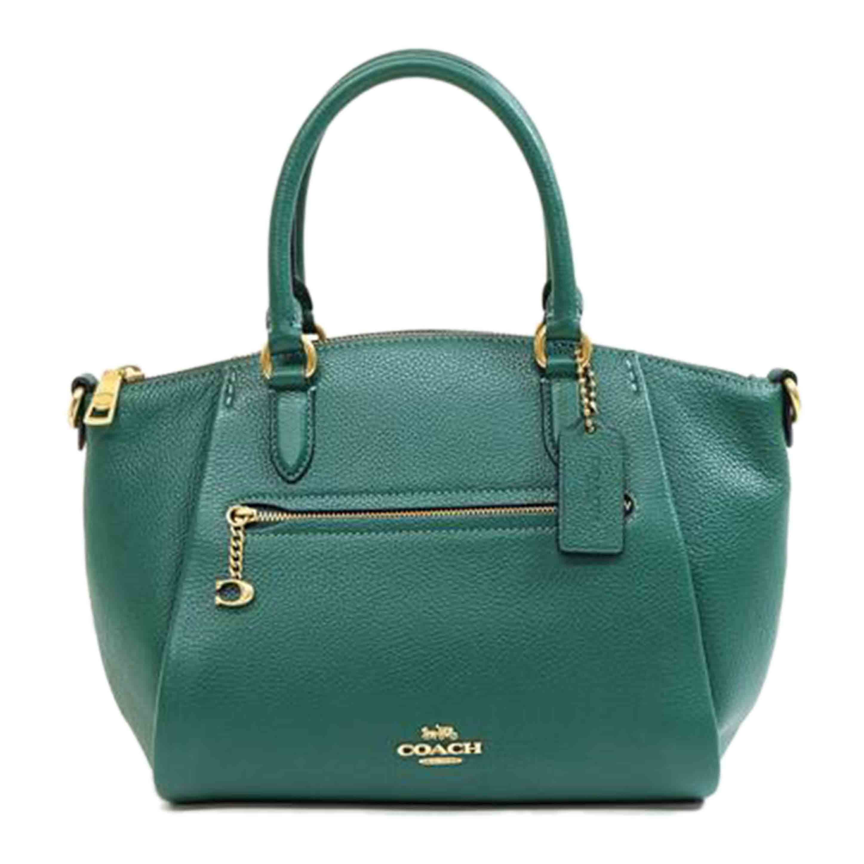 COACH エリスサッチェル 2WAY ハンドバッグ ショルダー レザーグリーン 公式】COACH – コーチ | エリス サッチェル