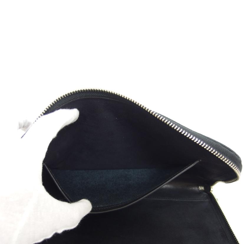 RED MOON レッドムーン/レザークラッチバッグ/ブラック/RM-CBL-M / BK//Aランク/04