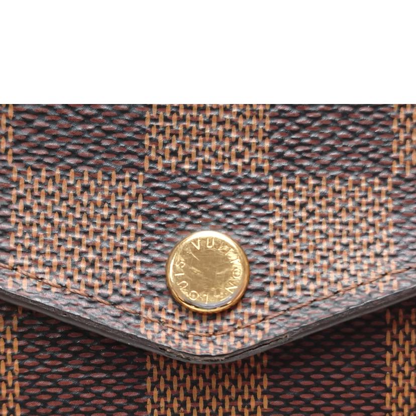 LV ルイヴィトン/ダミエ ポルトフォイユサラ/N63209//CA4***/Bランク/52