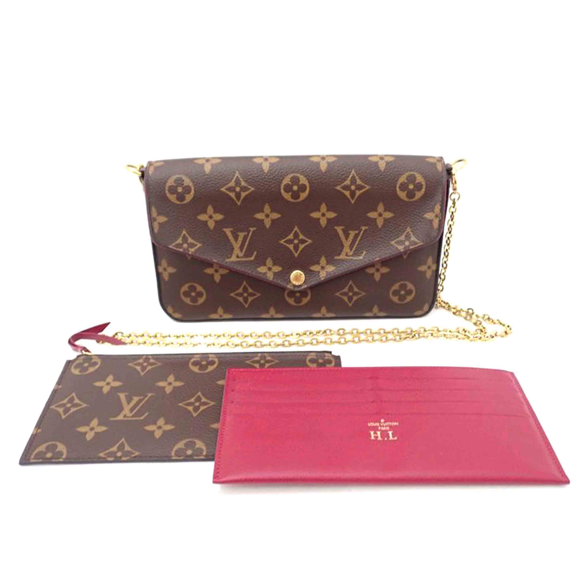LOUIS VUITTON ルイヴィトン/ポシェットフェリシー/モノグラム/フューシャ/M81896//NZ2***/ABランク/69