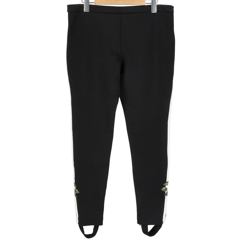 GUCCI/25 グッチ/シェリーラインパンツ/レディース/黒/花刺繍/L//Aランク/75