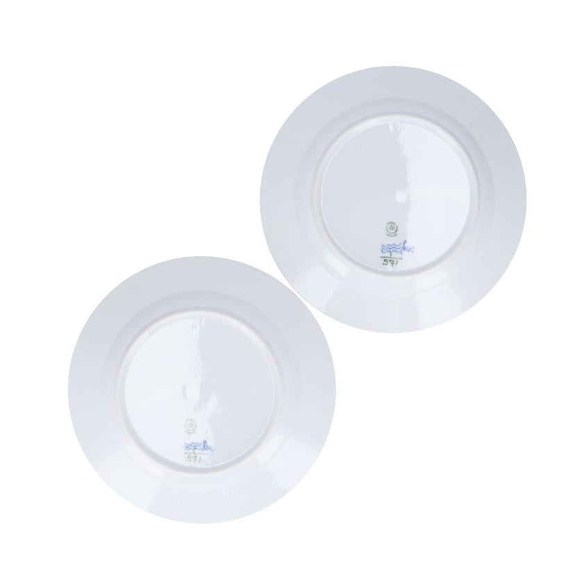 Royal Copenhagen ロイヤルコペンハーゲン/ペアプレート25cm/ハーフレース/Blue Fluted Half Lace//Aランク/93