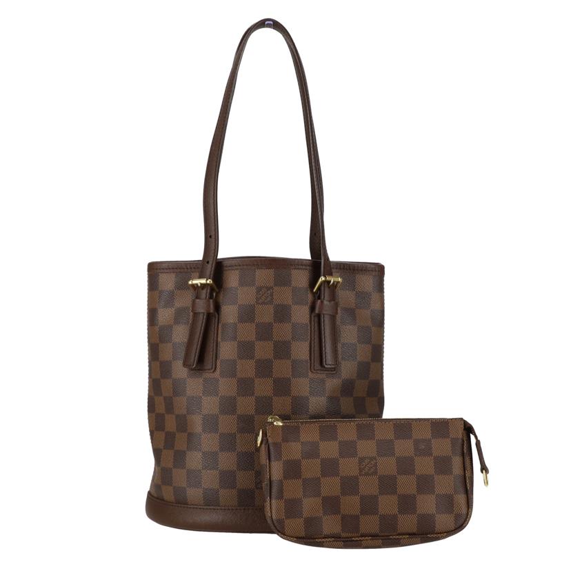 【リペア等なし＊正規の極美品】LOUIS VUITTON マレ ダミエ・エベヌ 正規品美品】ルイ・ヴィトン マレ ダミエ・エベヌ/PVC/BRW