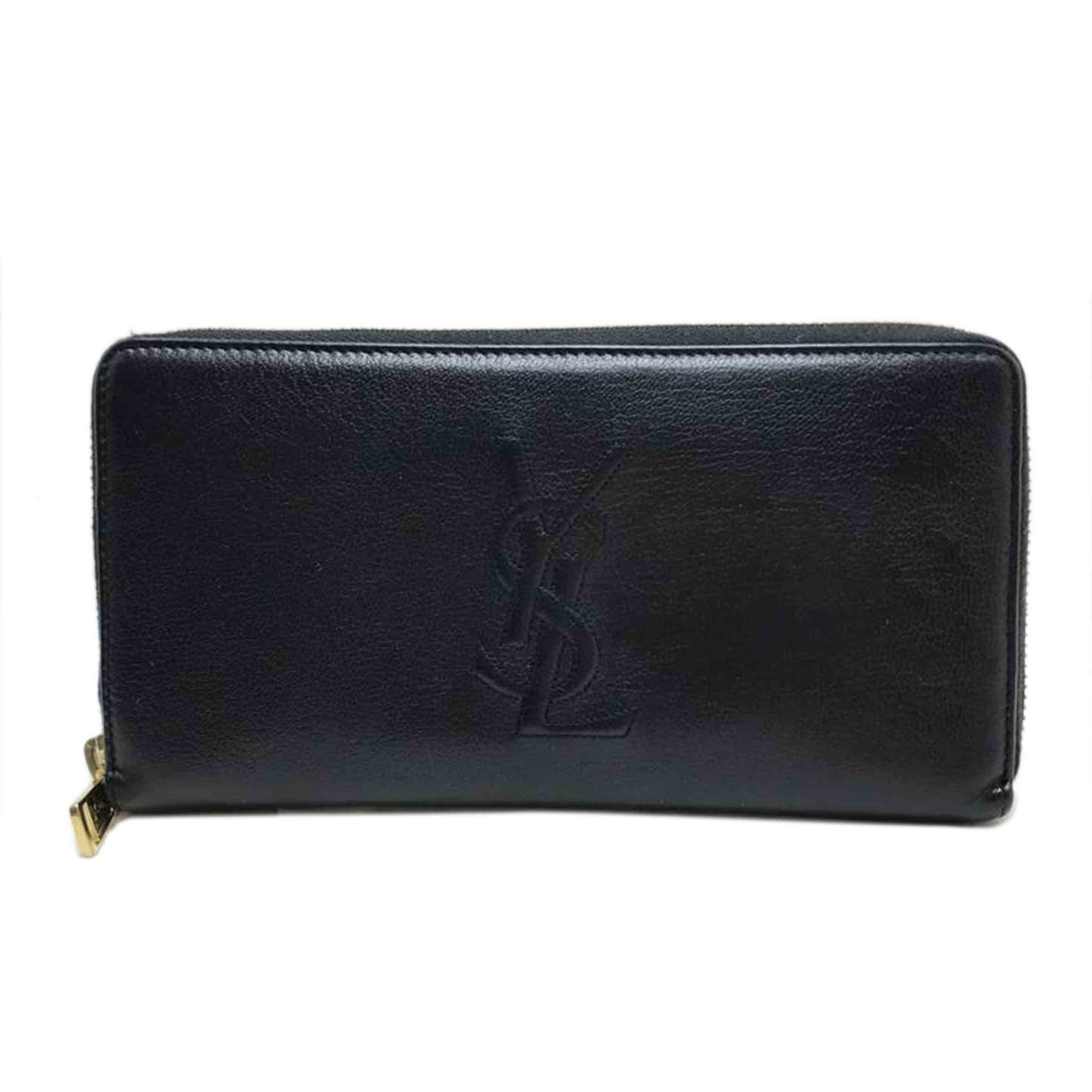 YVES SAINT LAURENT サンローラン/ラウンドファスナー長財布/352904//Bランク/51