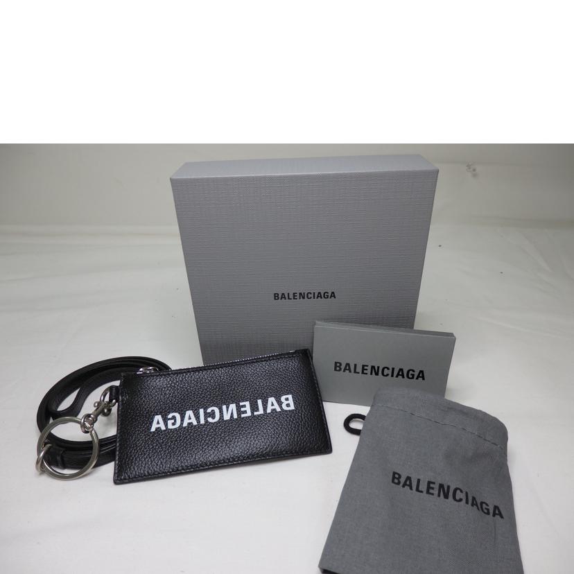 BALENCIAGA バレンシアガ/ネックストラップ/カードケース/コインケース/594548//109**********/Aランク/84