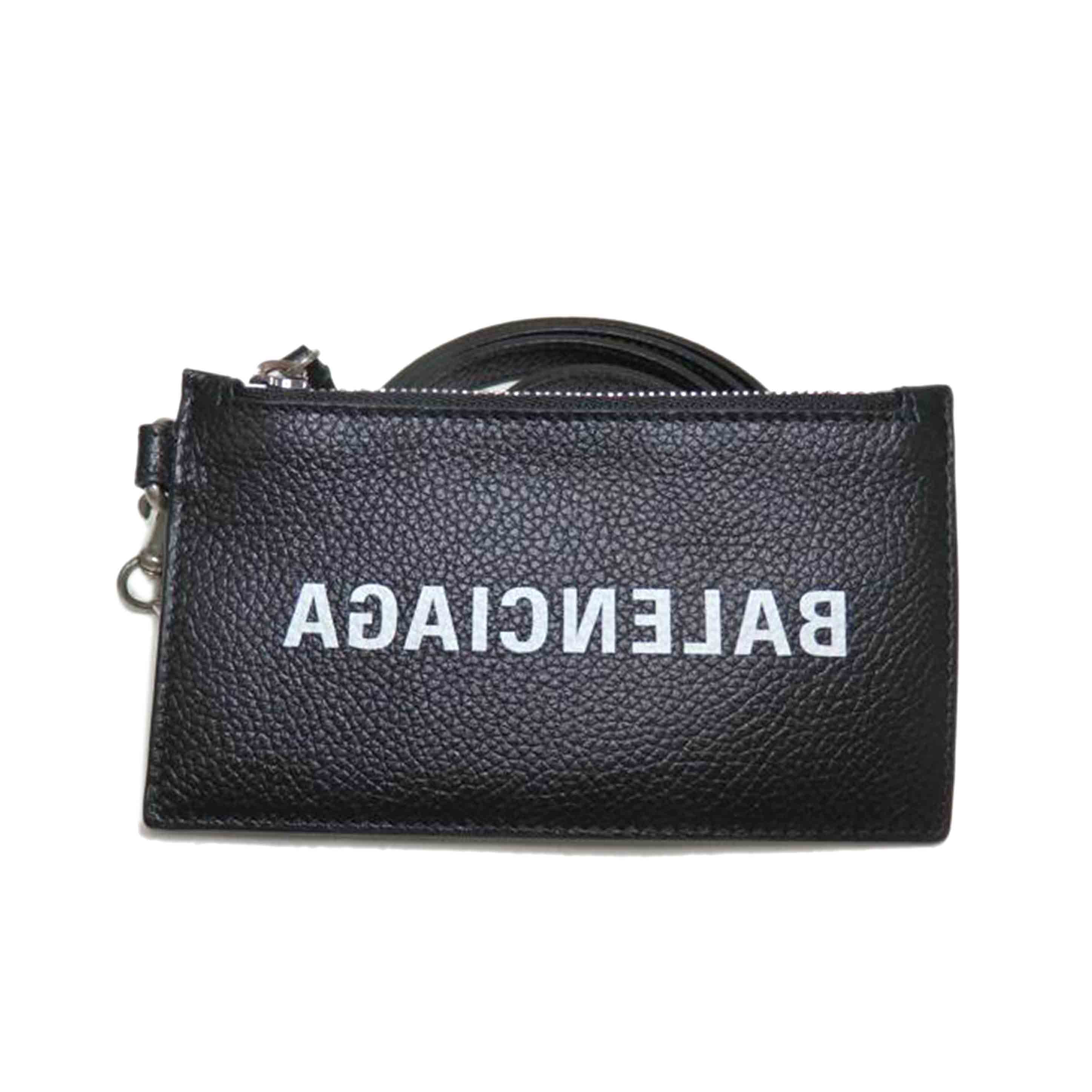 BALENCIAGA バレンシアガ/ネックストラップ/カードケース/コインケース/594548//109**********/Aランク/84