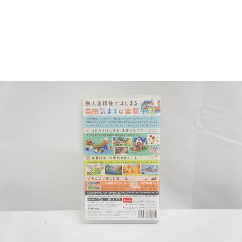 Nintendo 任天堂/あつまれ どうぶつの森/SWITCH//Bランク/05