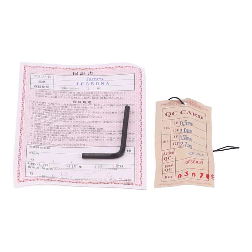 James ジェームス 島村楽器 /アコースティックギター/JF350NA//J03071222/ABランク/62