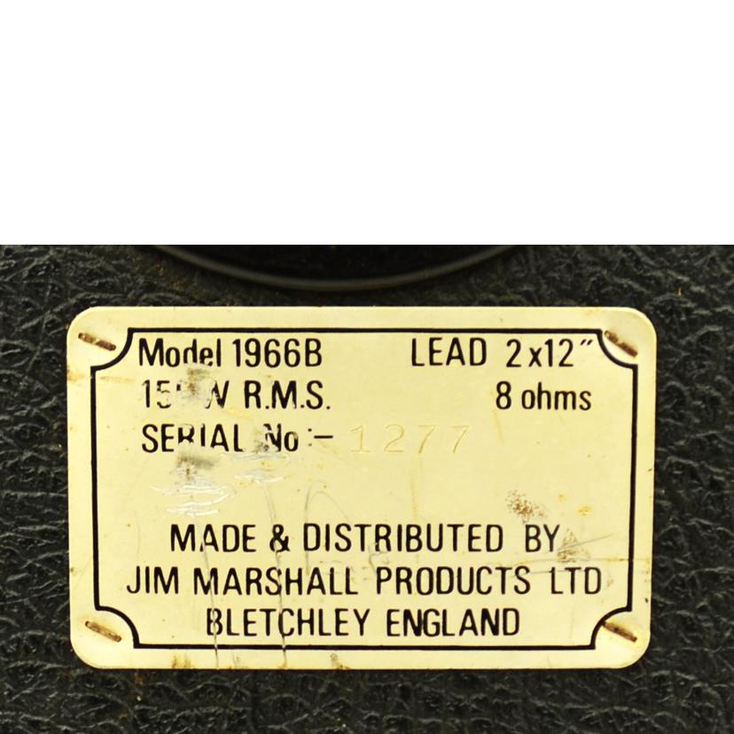 Marshall マーシャル/ギターキャビネット 80s/1966B G12T-75//1277/Bランク/75
