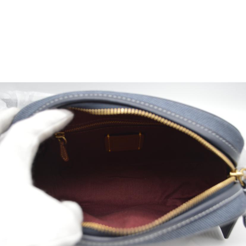COACH コーチ/カメラバッグショルダー/ネイビー/CJ848//B23**/Sランク/89