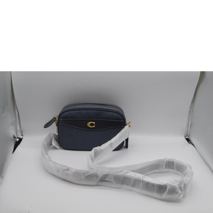 COACH コーチ/カメラバッグショルダー/ネイビー/CJ848//B23**/Sランク/89