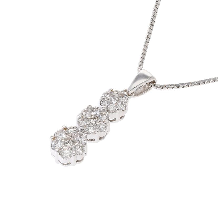 / K18/K18WGダイヤネックレス1.00ct//Aランク/05