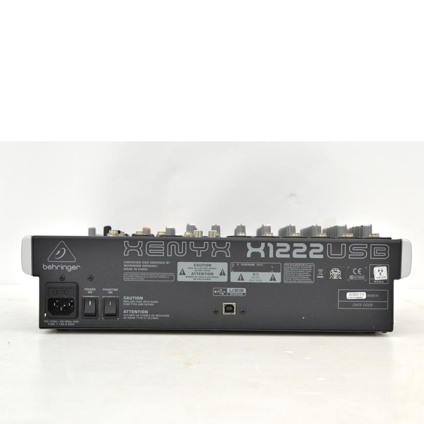behringer/ミキサー/XENYX X1222USB//S181015669A0I/ABランク/75