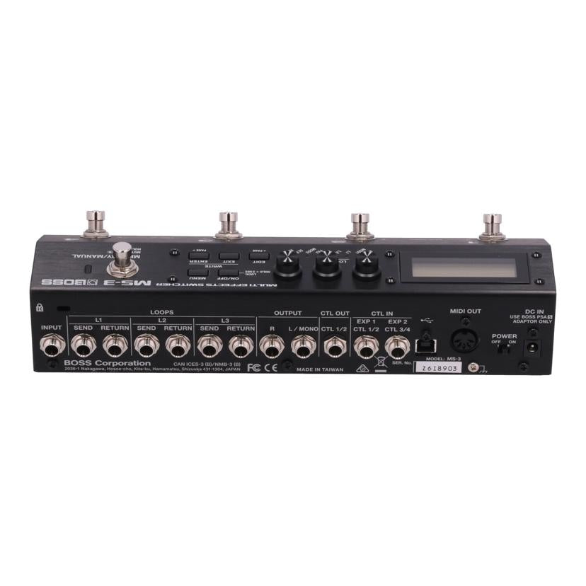 BOSS ボス/マルチエフェクトスイッチャー/MS-3//Z6I8903/Aランク/75