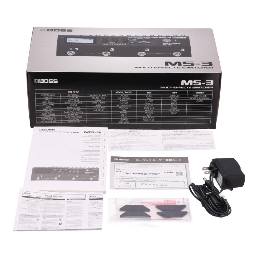 BOSS ボス/マルチエフェクトスイッチャー/MS-3//Z6I8903/Aランク/75
