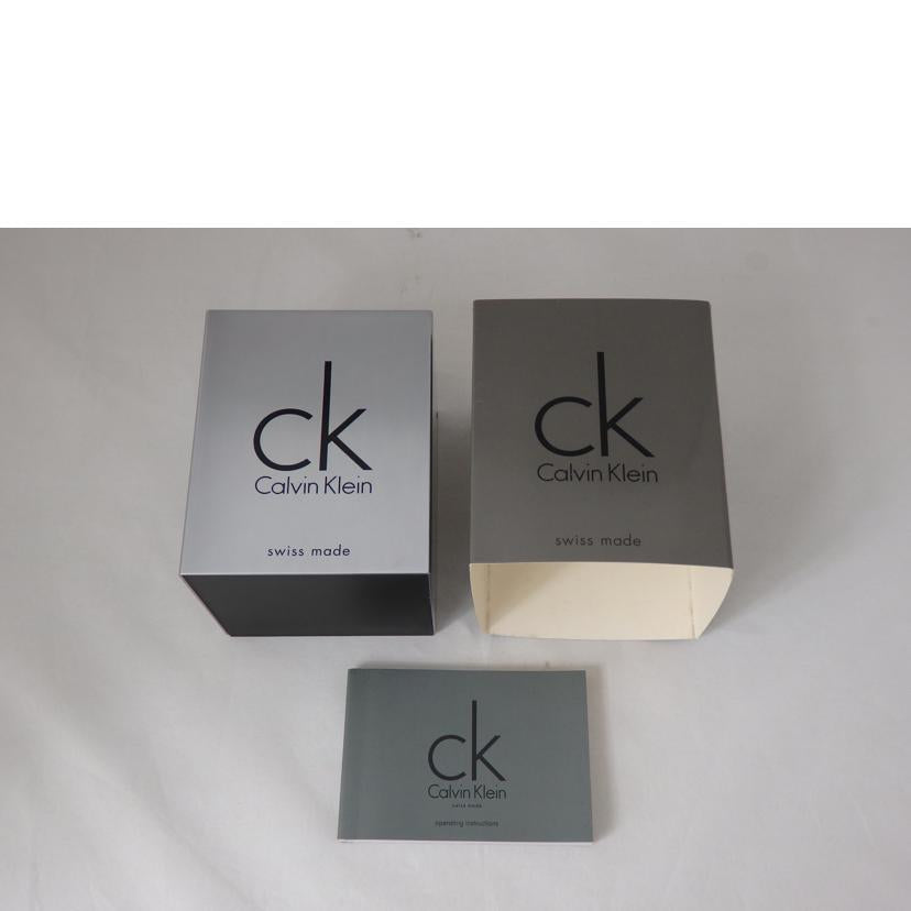 Calvin Klein カルバンクライン/メンズクォーツ腕時計/デイト/ラバー/K2S 374//Bランク/76