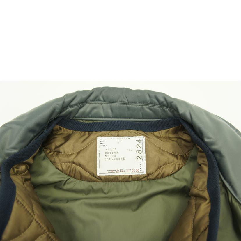sacai サカイ/ナイロンツイルミックス/再構築ジャケット/2022/22-02824M//サイズ:3/ABランク/91