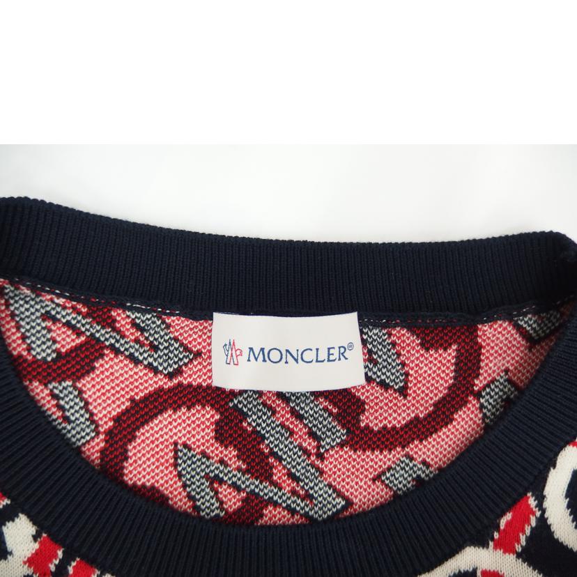 MONCLER モンクレール/総柄ニットセーター/GIROCOLLO TRICOT/G10919C76200 V9157//ABランク/82