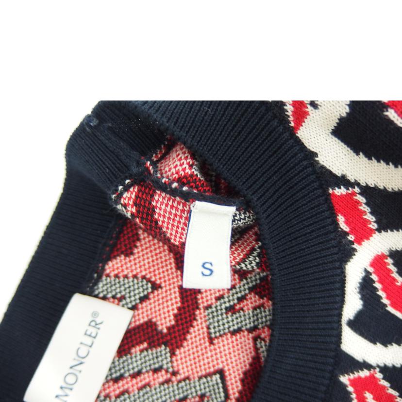 MONCLER モンクレール/総柄ニットセーター/GIROCOLLO TRICOT/G10919C76200 V9157//ABランク/82