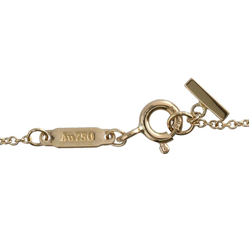 TIFFANY&Co. ティファニー/Au750Tスマイルミニネックレス//ABランク/77