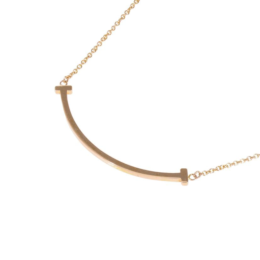 TIFFANY&Co. ティファニー/Au750Tスマイルネックレス//ABランク/77