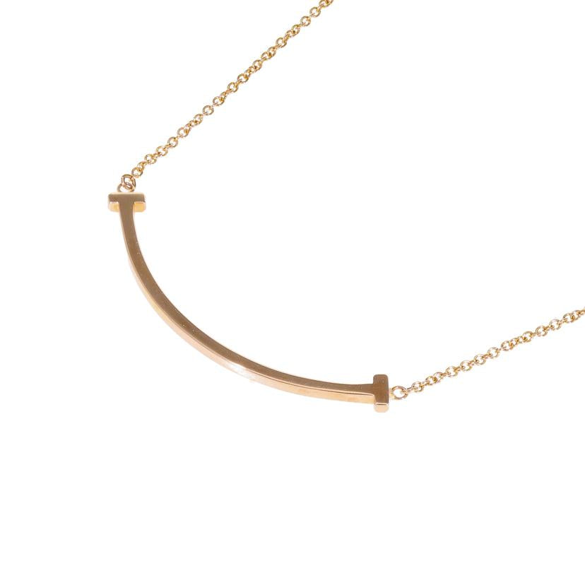 TIFFANY&Co. ティファニー/Au750Tスマイルネックレス//ABランク/77