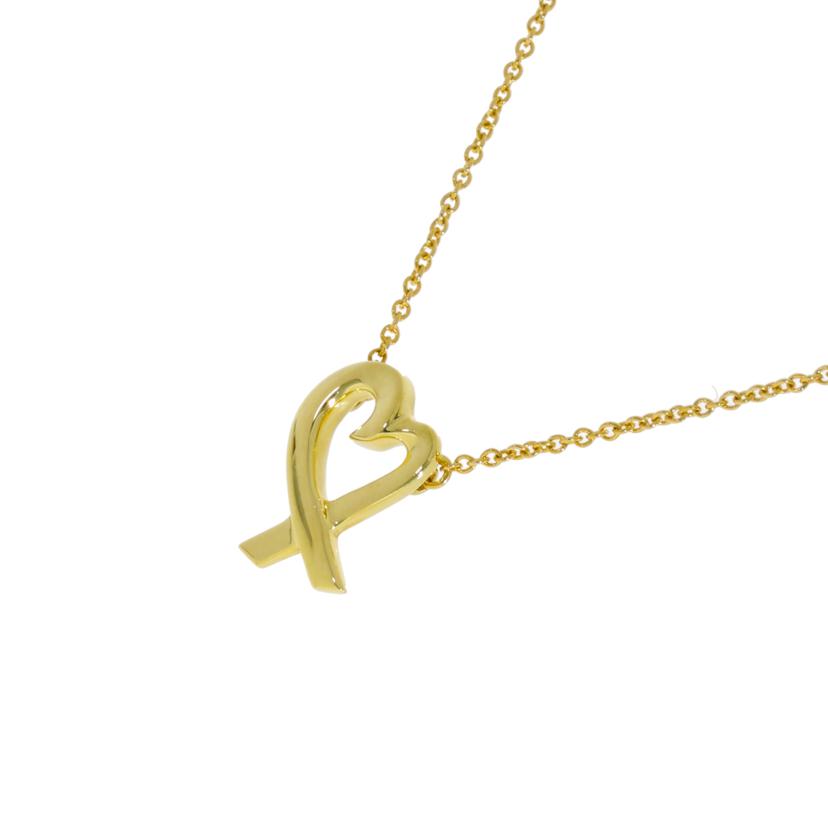 TIFFANY&Co. ティファニー/750ラビングハートネックレス//Aランク/93