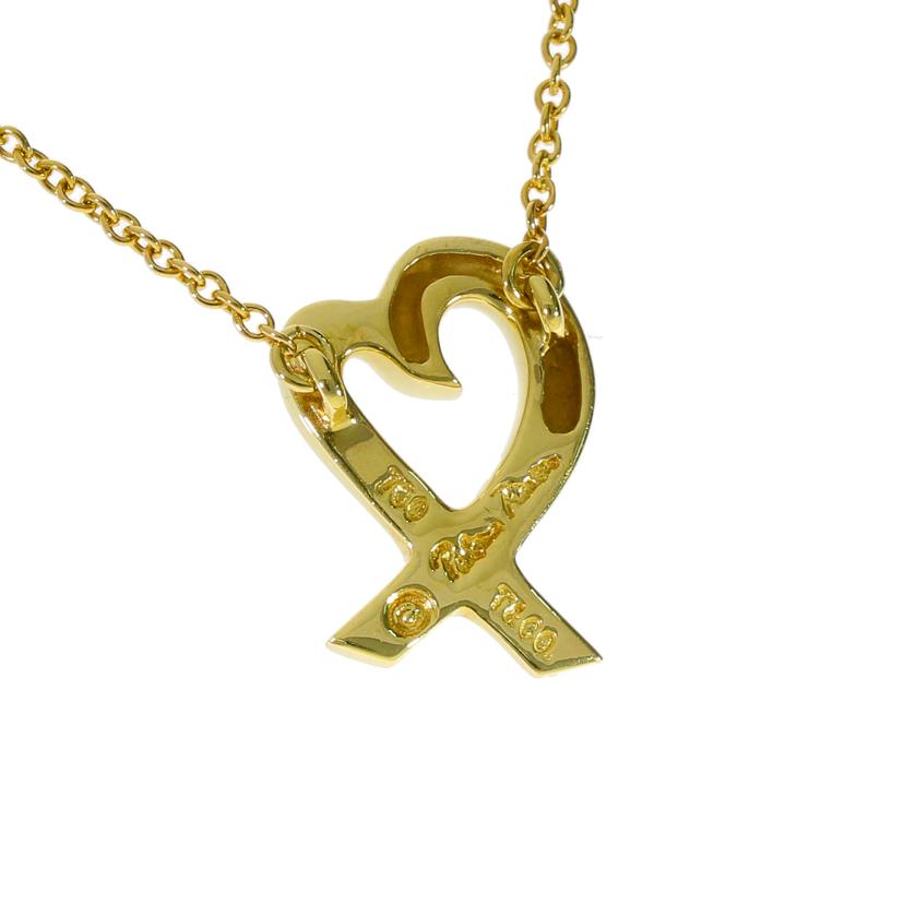 TIFFANY&Co. ティファニー/750ラビングハートネックレス//Aランク/93