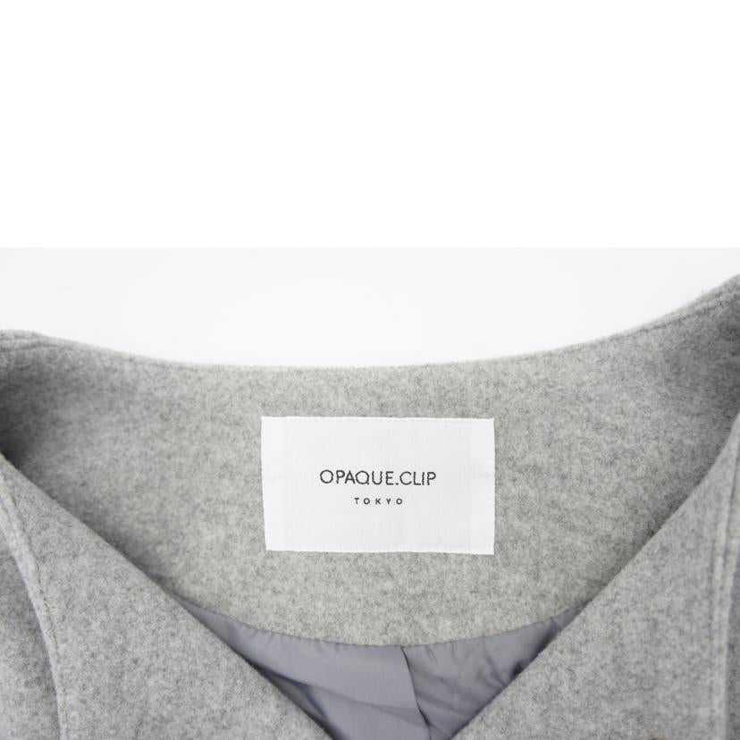OPAQUE.CLIP オペークドットクリップ/ウールライクメルトンノーカラーコート/637-99011//Aランク/09