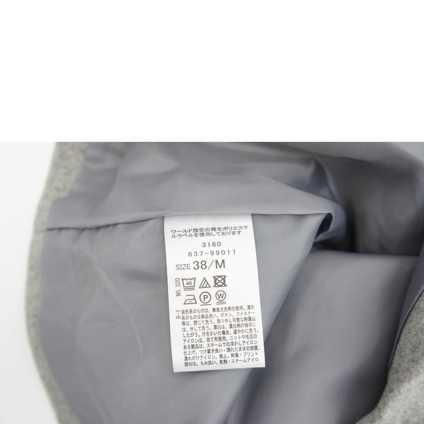 OPAQUE.CLIP オペークドットクリップ/ウールライクメルトンノーカラーコート/637-99011//Aランク/09