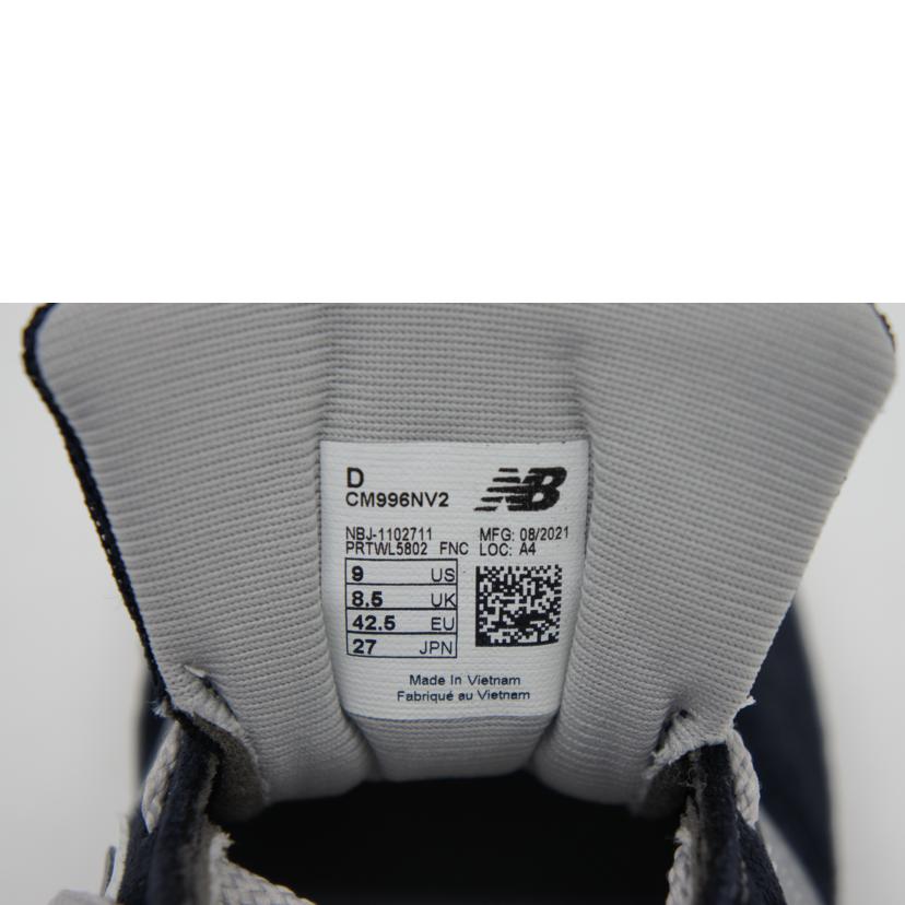 new blance ニューバランス/NB CM996NV2 スニーカー/CM996NV2//Aランク/65