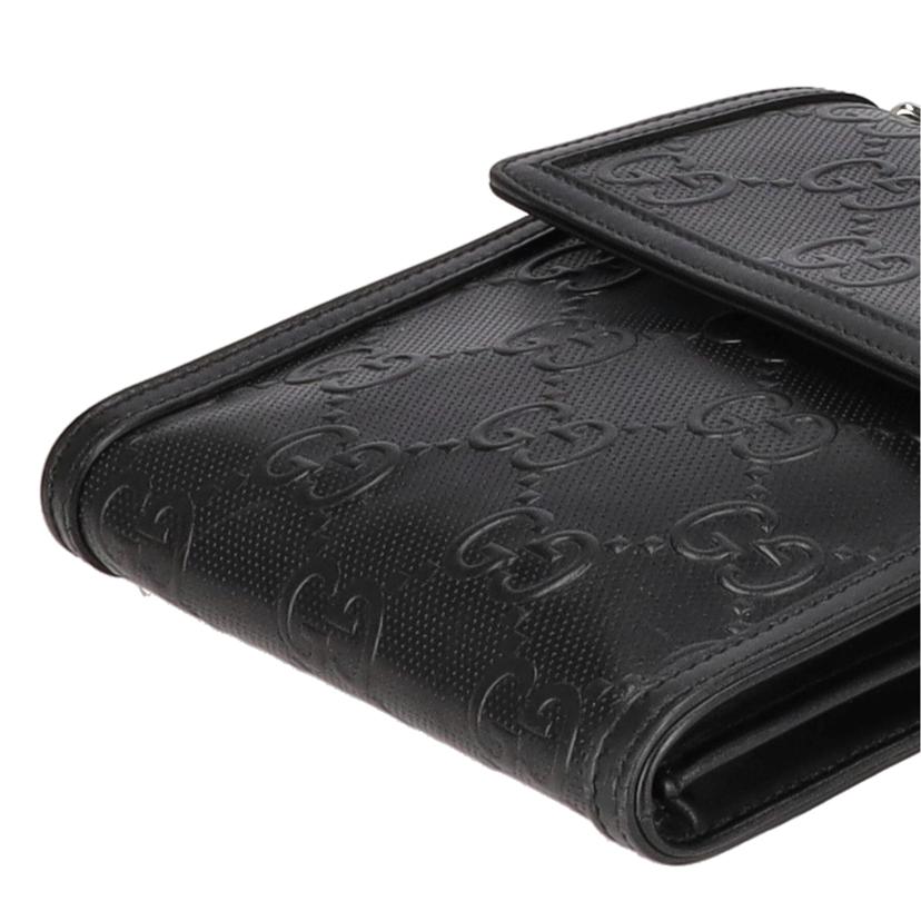 GUCCI グッチ/GGエンボスカーフスキンメッセンジャー/625782//525***/Aランク/19