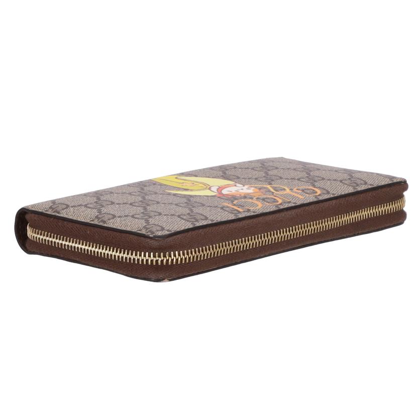 GUCCI グッチ/GGスプリームばなにゃラウンドファスナー長財布/701060//525***/Bランク/94