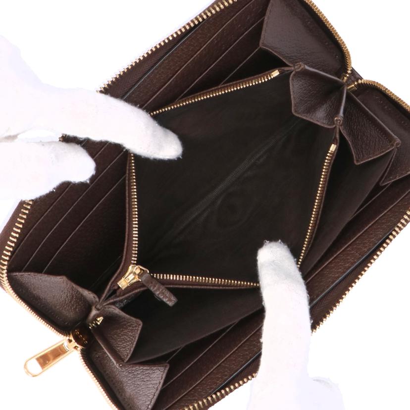GUCCI グッチ/GGスプリームばなにゃラウンドファスナー長財布/701060//525***/Bランク/94