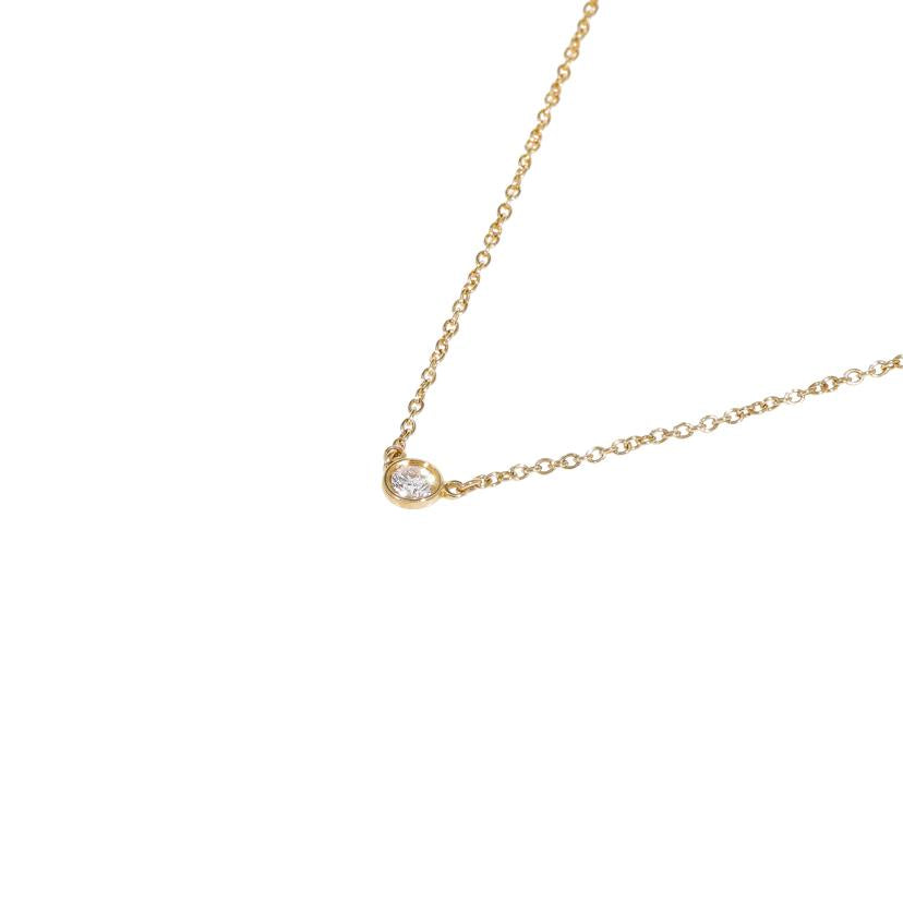 TIFFANY&Co. ティファニー/Au750バイザヤードダイヤネックレス//Aランク/77