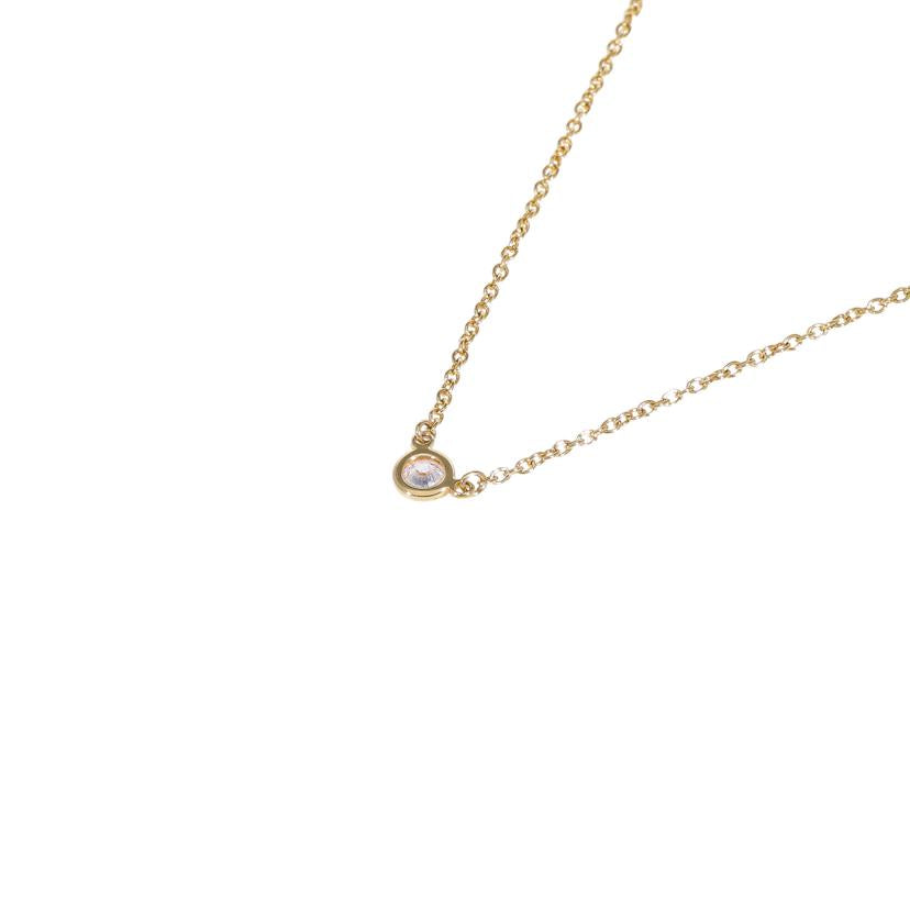 TIFFANY&Co. ティファニー/Au750バイザヤードダイヤネックレス//Aランク/77