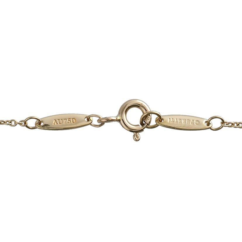 TIFFANY&Co. ティファニー/Au750バイザヤードダイヤネックレス//Aランク/77