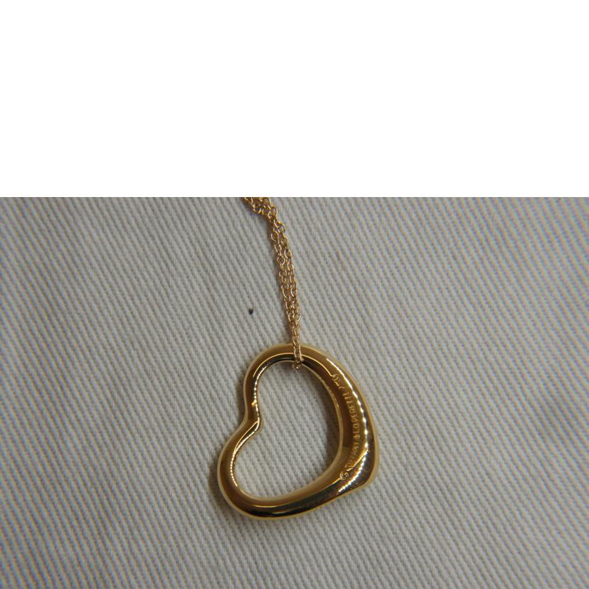 TIFFANY&Co. ティファニー/750オープンハートネックレス/K18YG//Aランク/92