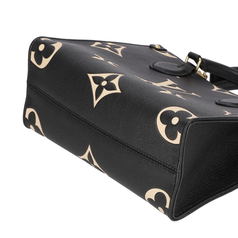 LV ルイ・ヴィトン/オンザゴーPM/アンプラント・ノワール ベージュ/M45659//RFI*/ABランク/19