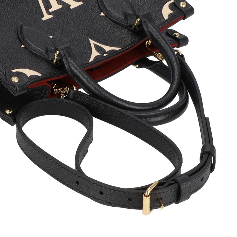 LV ルイ・ヴィトン/オンザゴーPM/アンプラント・ノワール ベージュ/M45659//RFI*/ABランク/19