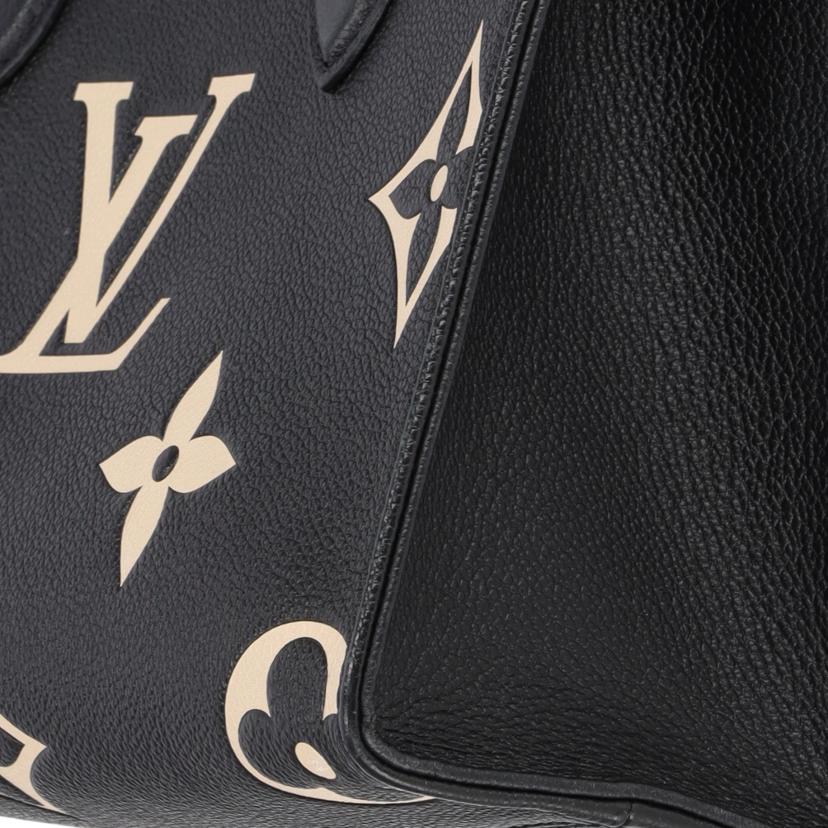 LV ルイ・ヴィトン/オンザゴーPM/アンプラント・ノワール ベージュ/M45659//RFI*/ABランク/19