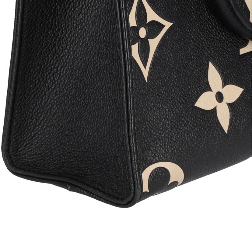 LV ルイ・ヴィトン/オンザゴーPM/アンプラント・ノワール ベージュ/M45659//RFI*/ABランク/19