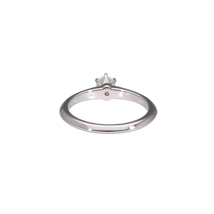 TIFFANY&Co. ティファニー/PT950ダイヤリング0.24ct #11.5//Aランク/77