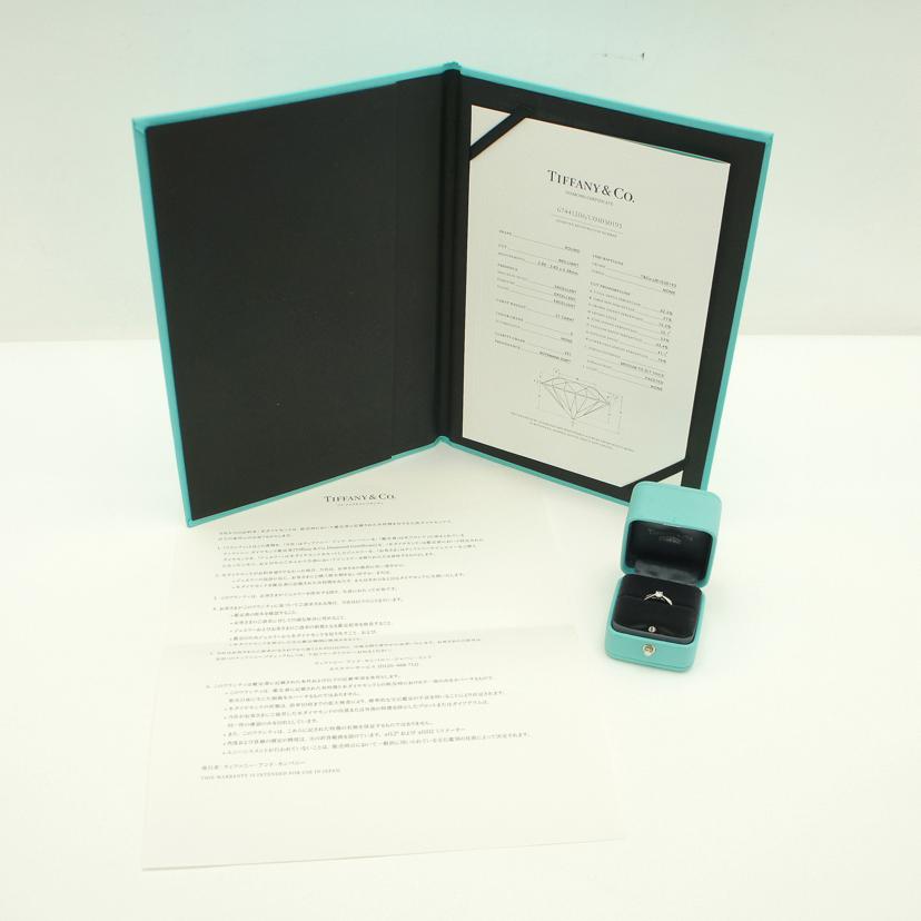 TIFFANY&Co. ティファニー/Pt950ダイヤリング0.21ct #9//Aランク/77