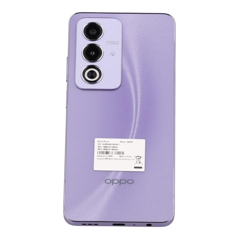 OPPO SoftBank系 オッポ /スマートフォン/OPPO A3 5G 128GB/A402OP//W4JBR4A6EYBESKCY/Aランク/69