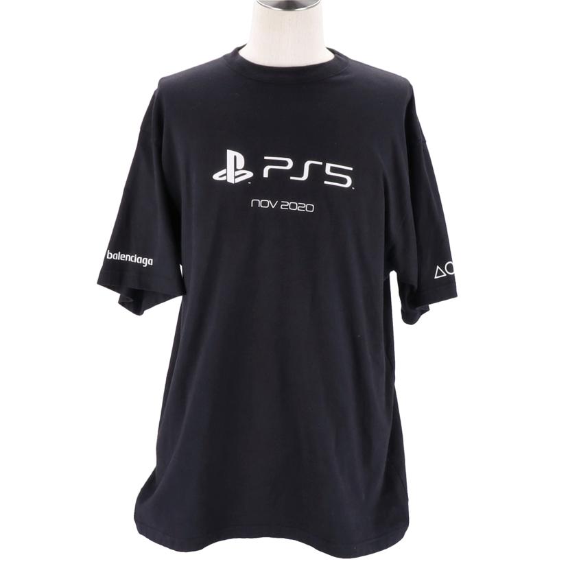 BALENCIAGA /29 バレンシアガ/PS5コラボ/ロゴプリントオーバーサイズTシャツ/651795 TKVF3//サイズ:XXS/ABランク/19