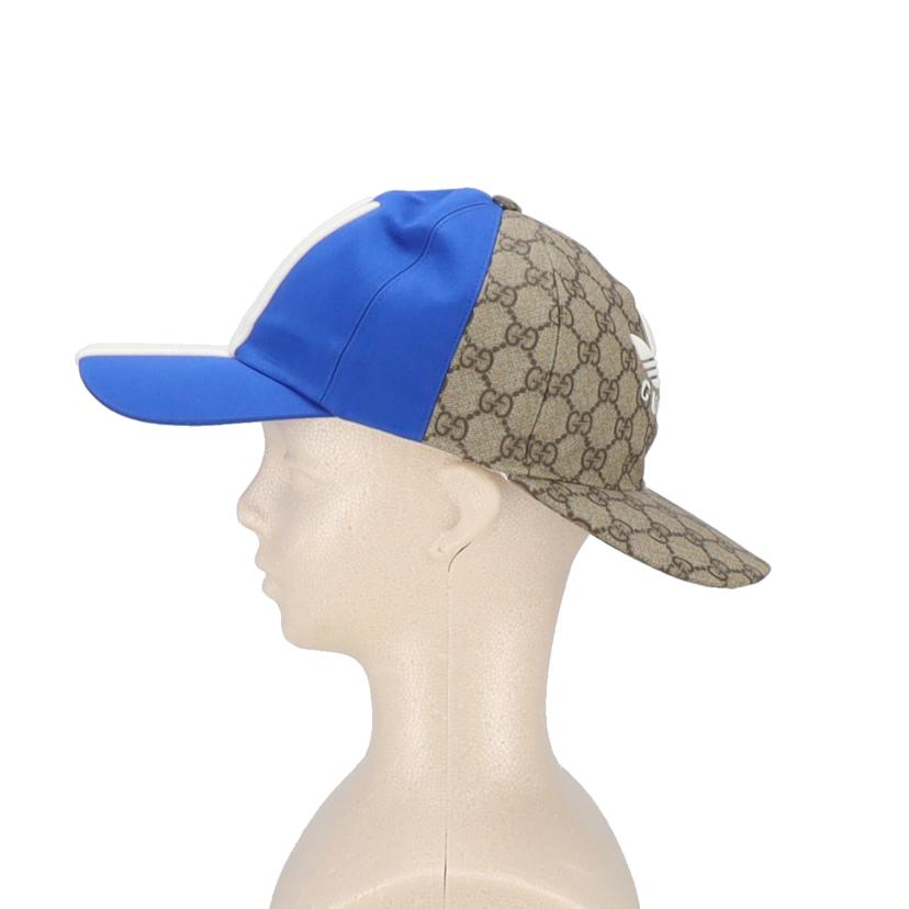 GUCCI×adidas グッチ×アディダス/GGスプリームダブルバイザーキャップ/719406//サイズM/SAランク/91