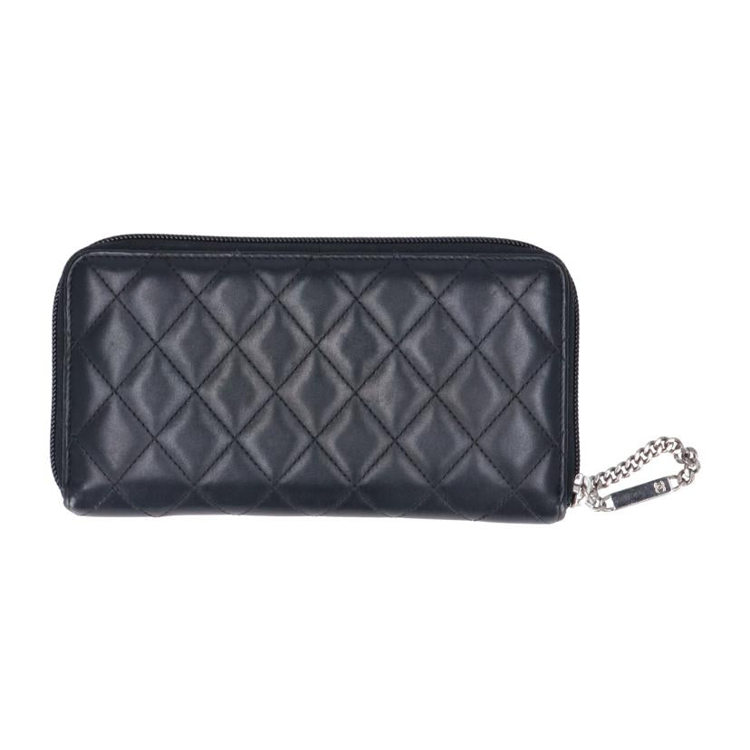 CHANEL シャネル/カンボンラインラウンドファスナー長財布/Gカード/A50078//187*****/ABランク/75